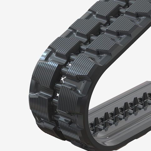 Nissitrac Skid Steer Loader Rubber Track Lug Pattern B