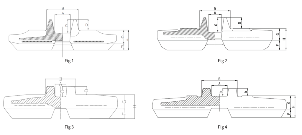 Nissitrac excavator rubber track sketch