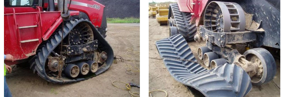 9300 Series, Quadtrac, Combine - Track Removal from Drive Wheel