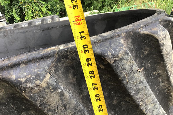 Howo to measure and indentify rubber tracks